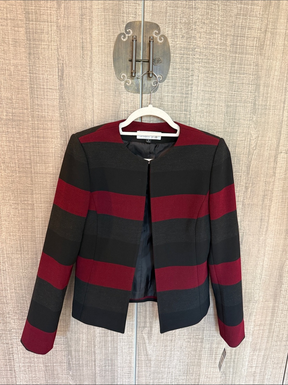 Tahari Arthur S. Levine Open Front Blazer